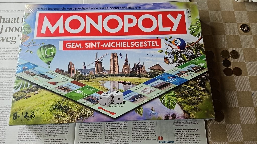 bordspel seal Monopoly Sint - Michielsgestel Monopolie, Vijf spelers of meer, Ophalen of Verzenden, Nieuw, Monopoly