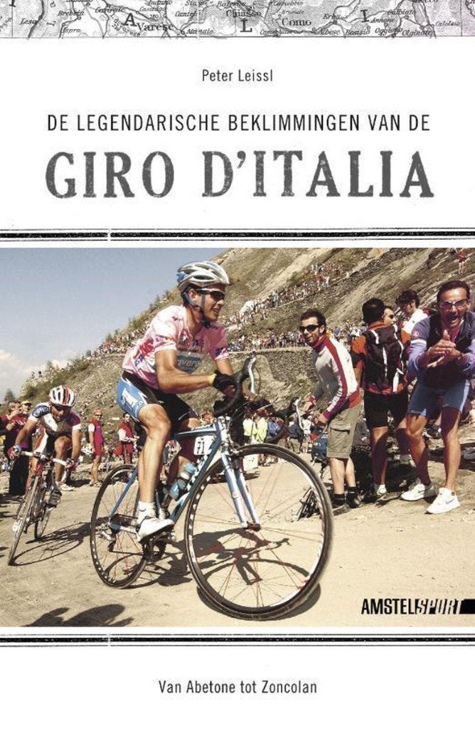 wielerboek- De legendarische beklimmingen v.d. GIRO D Italia, Ophalen of Verzenden, Zo goed als nieuw, Lopen en Fietsen
