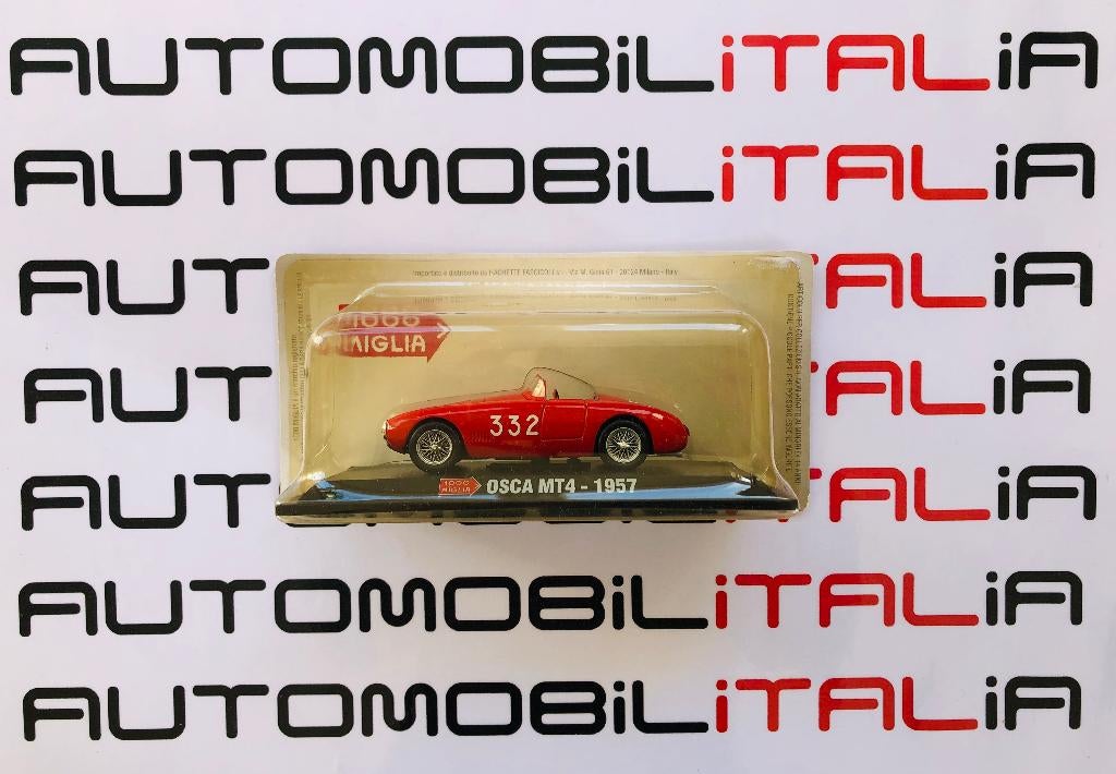 Osca MT4 Mille Miglia 1957 #332 rosso Starline 1:43, Ophalen of Verzenden, Nieuw, Auto, Overige merken
