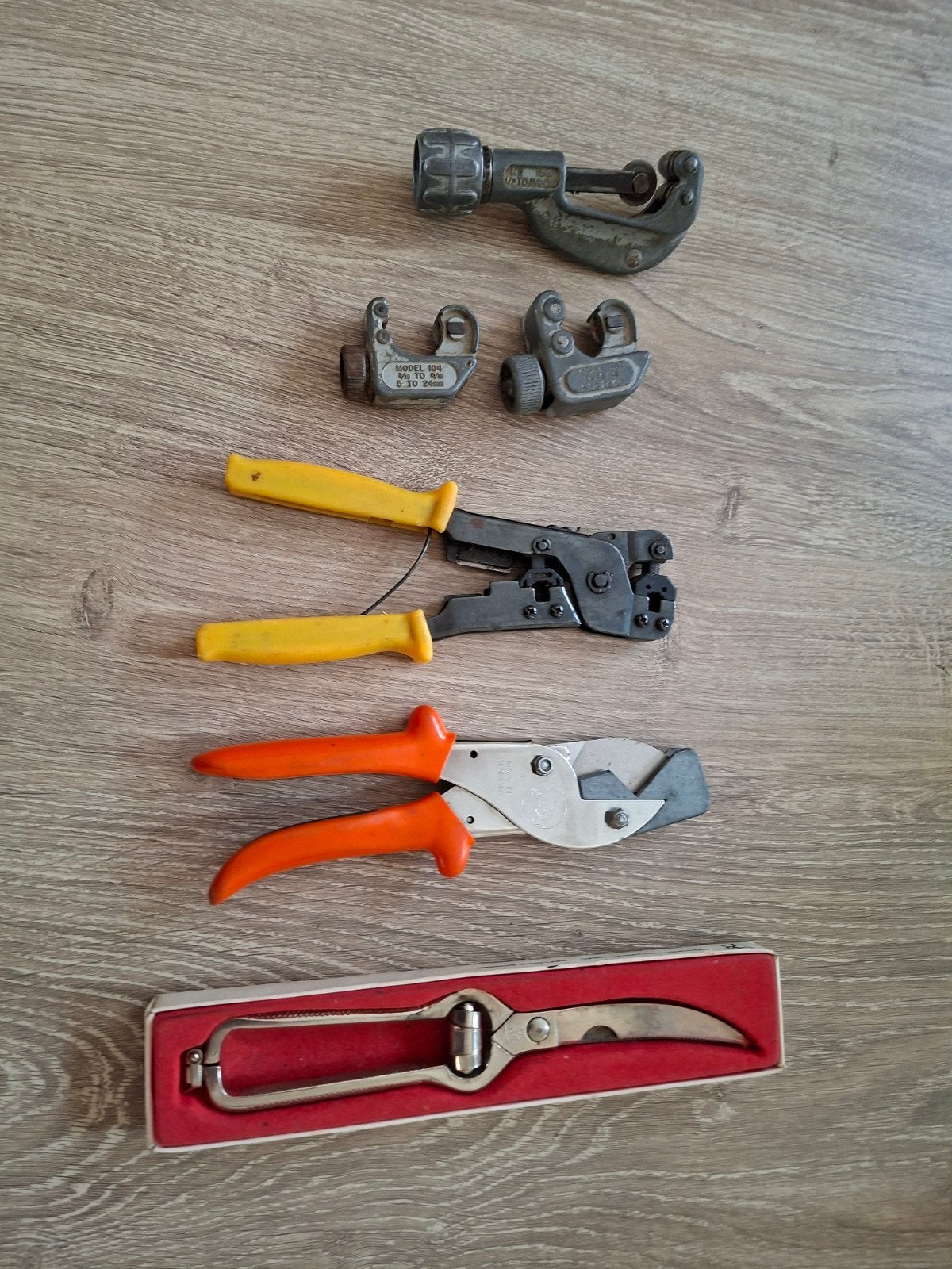 gebruikt handgereedschap, Ophalen, Gebruikt