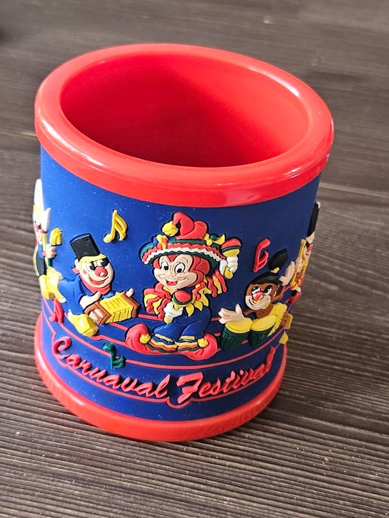 Efteling Carnaval Festival  Beker - Vintage, Verzamelen, Ophalen of Verzenden, Gebruikt