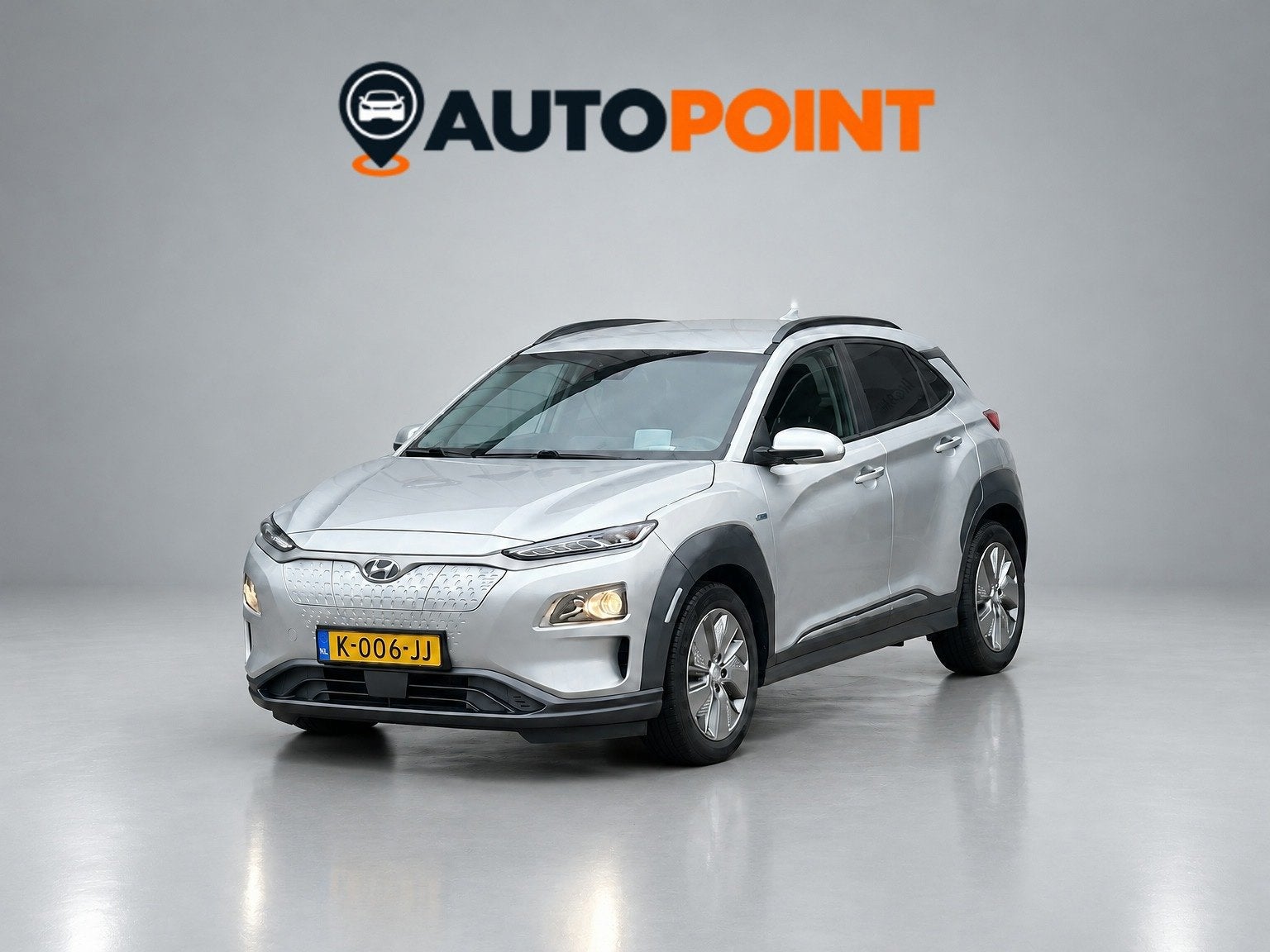Hyundai Kona EV Fashion 64 kWh|FASE 3|1E EIG|SOH 100% DEALER, Dealer onderhouden, Gebruikt, 64 kWh, Verwarmde buitenspiegels