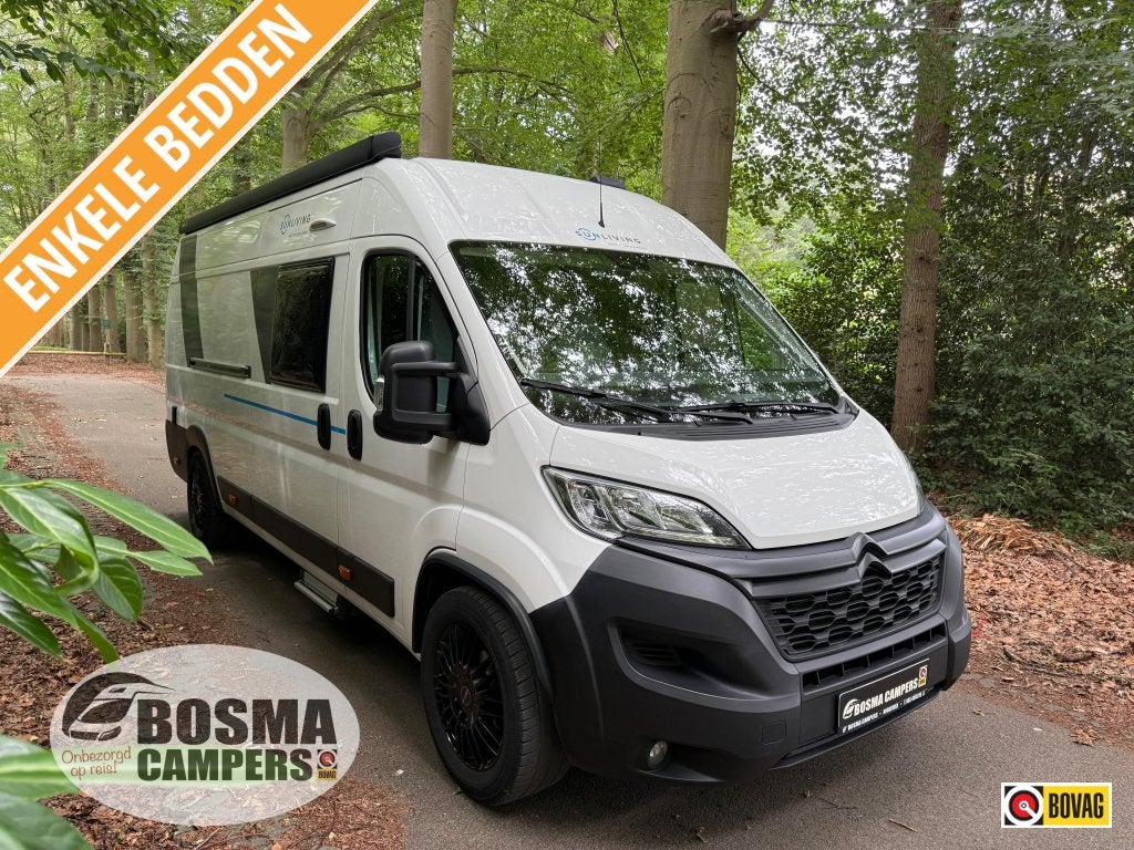 Adria Sun Living 65 SL Enkele Bedden 2x Airco Euro 6 2021, Buscamper of Camperbus, Airbags, 6 tot 7 meter, Bedrijf