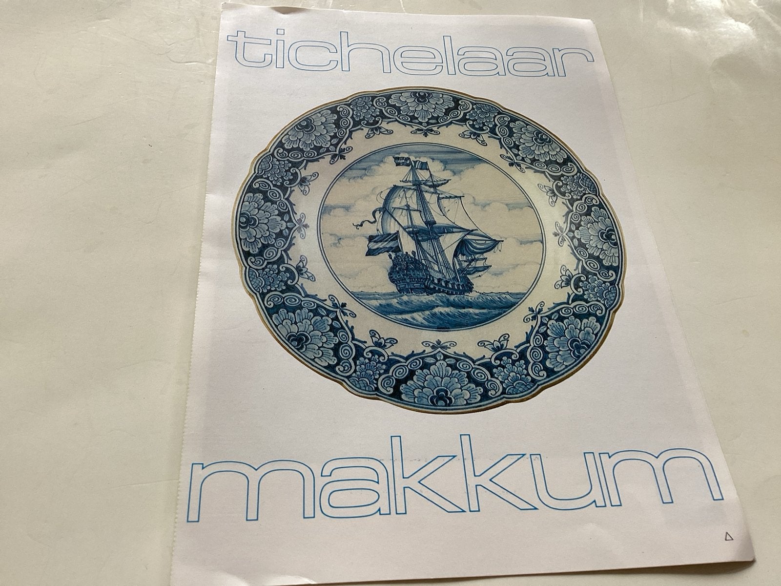 Tichelaar Makkum Brochure - Koninklijke Makkumer Aardewerk, Ophalen of Verzenden