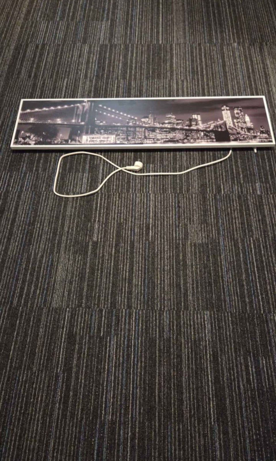 Klarstein Wonderwall Infrarood Wandverwarming 120x30cm 350W, Doe-het-zelf en Verbouw, Ophalen, 30 tot 80 cm, Overige typen, Zo goed als nieuw