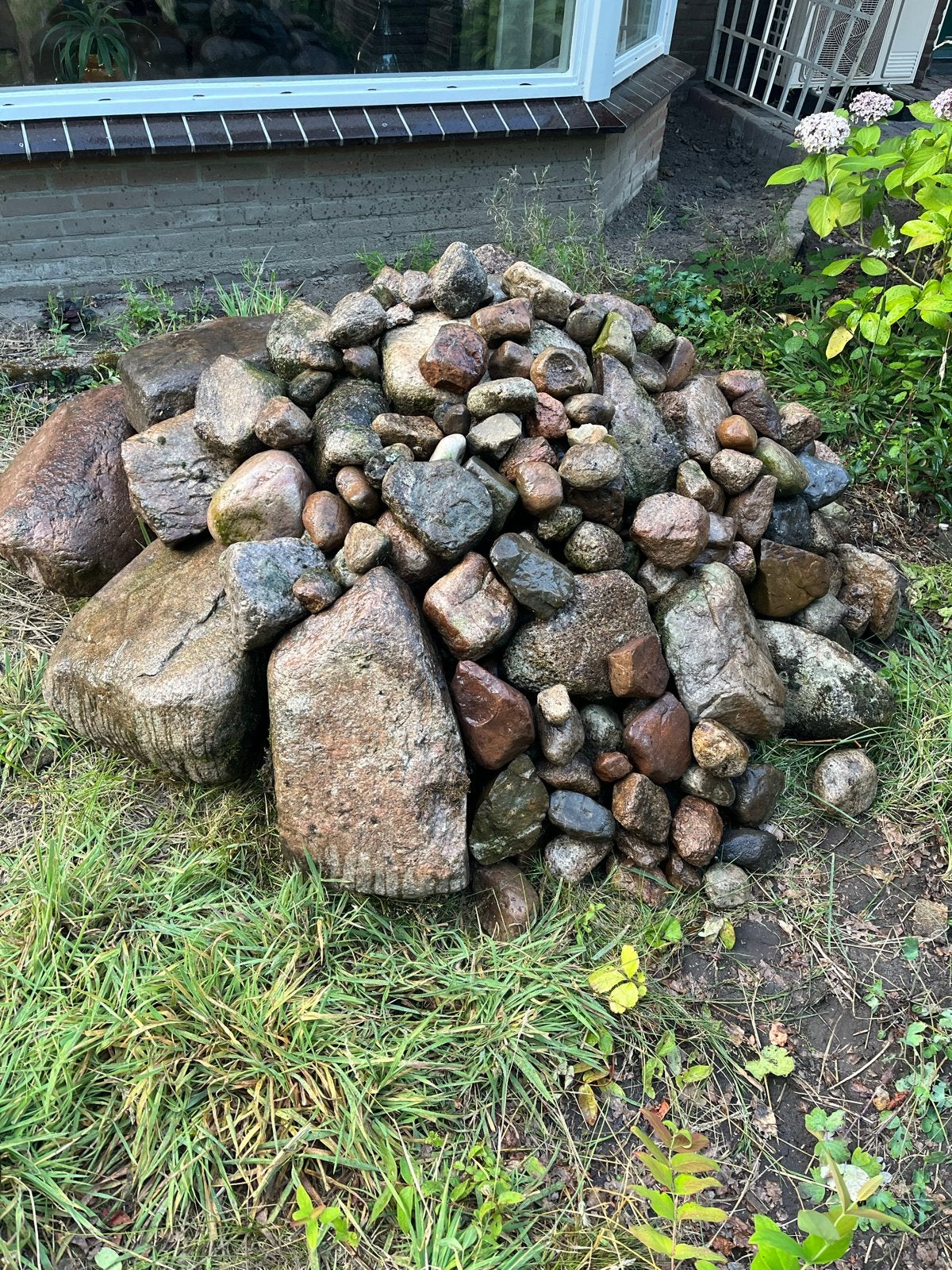 Zwerfkeien in diverse formaten voor tuin en landschap, Ophalen, Overige materialen, Gebruikt, Kei
