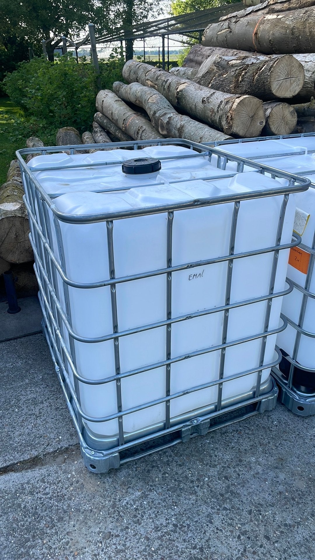 IBC vat (alleen vat) gespoeld, 150 liter of meer, Ophalen of Verzenden, Zo goed als nieuw