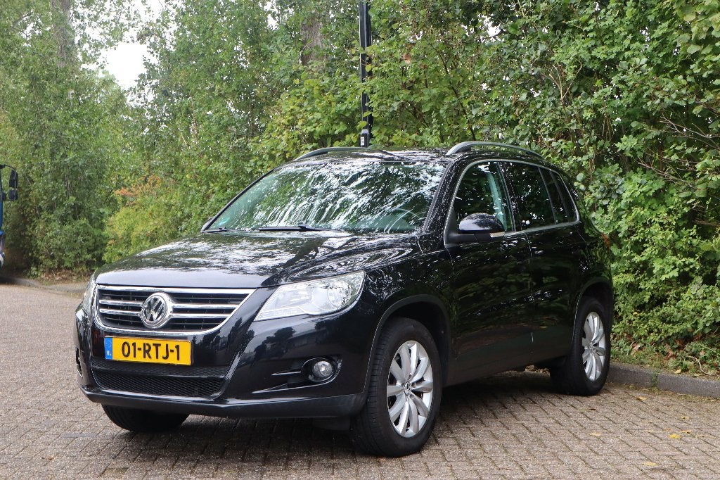 Volkswagen Tiguan 1.4 TSI Trekhaak, Auto's, Voorwielaandrijving, Zwart, 4 cilinders, Zwart
