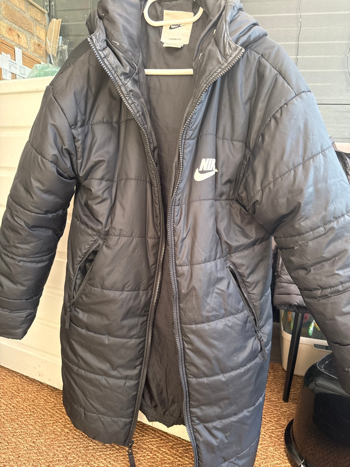 Nike Puffer Jas Zwart - Maat XS, Kleding | Heren, Ophalen of Verzenden, Gedragen, Maat 46 (S) of kleiner, Zwart