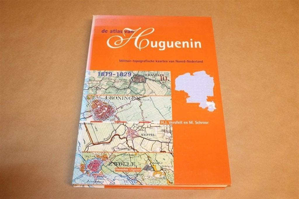 De Atlas van Huguenin 1819-1829, Ophalen of Verzenden, 1800 tot 2000, Nederland, Landkaart