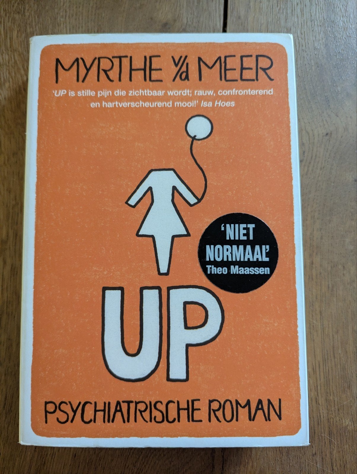 Myrthe van der Meer - UP (Psychiatrische Roman), Ophalen of Verzenden, Zo goed als nieuw, Myrthe van der Meer, Nederland