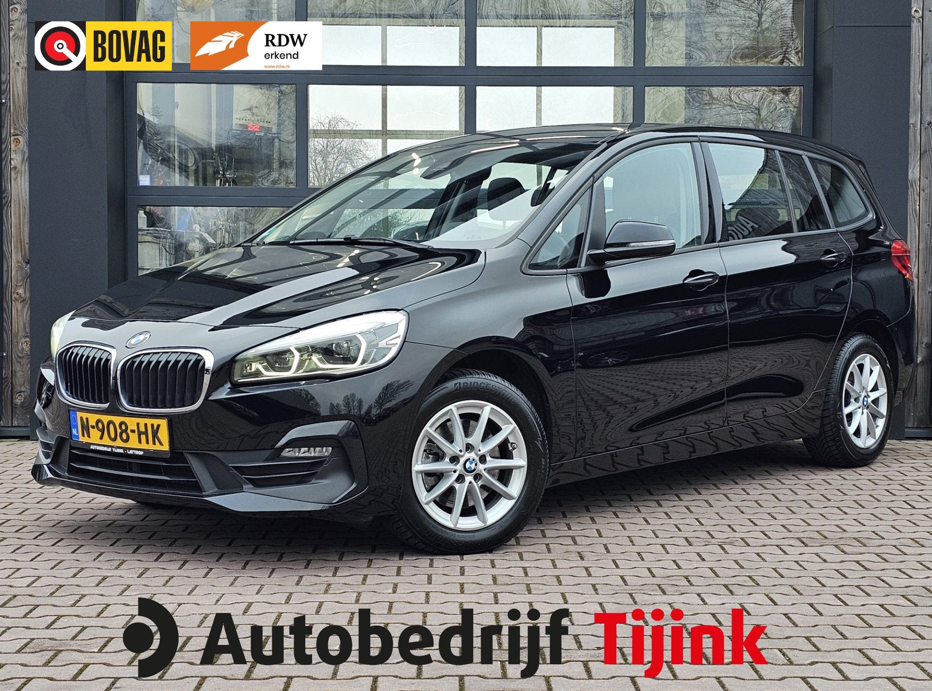 BMW 2 Serie Gran Tourer 218i Business Edition | Automaat | L, Auto's, Gebruikt, Euro 6, Zwart, Origineel Nederlands