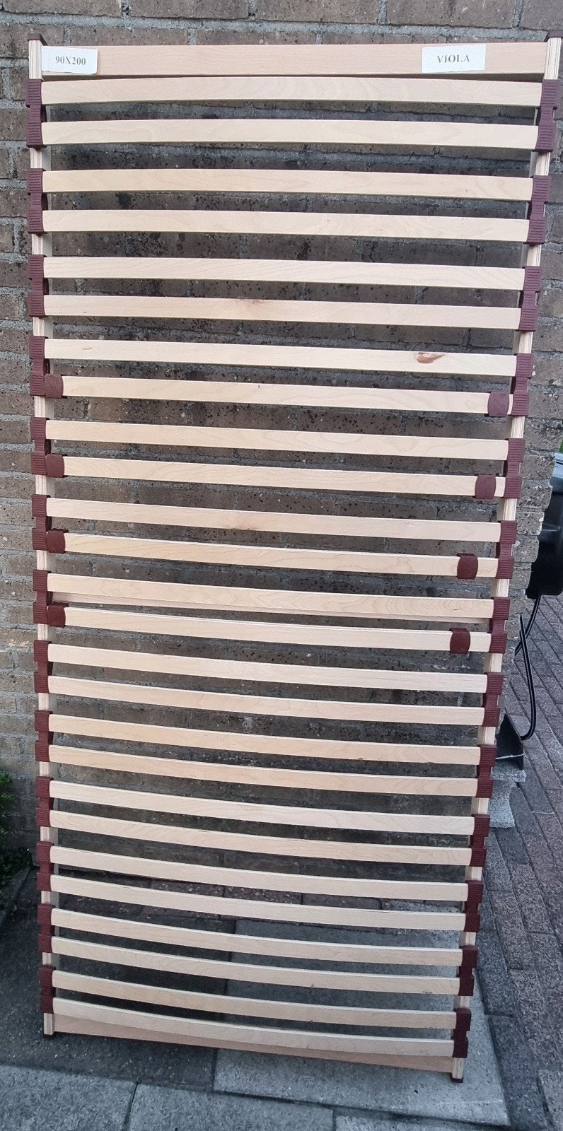 Zo goed als nieuwe lattenbodem 90x200 Viola, Ophalen, 90 cm, Eenpersoons, Zo goed als nieuw