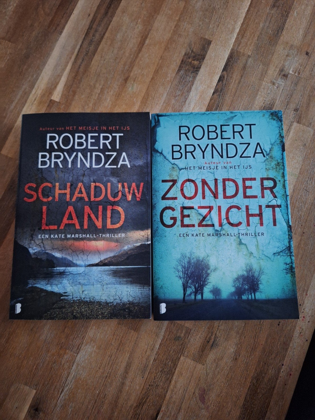 Schaduwland en zonder gezicht, Ophalen, Nieuw, Robert Bryndza