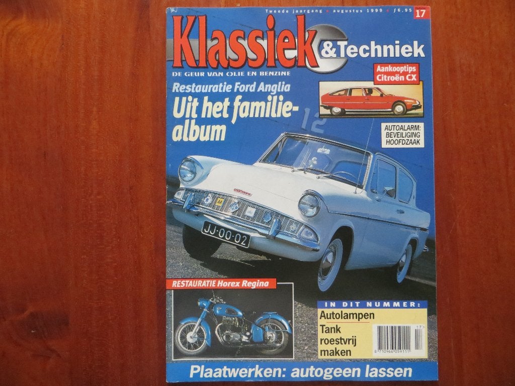 Klassiek & Techniek 17 Ford Anglia, Citroën CX, Horex Regina, Ophalen of Verzenden, Zo goed als nieuw, Citroën