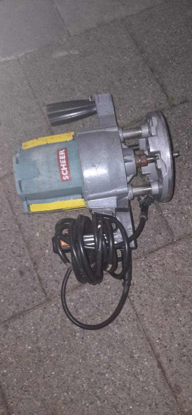 Scheer HM16 bovenfrees, Doe-het-zelf en Verbouw, Ophalen of Verzenden, 1200 watt of meer, Bandschuurmachine