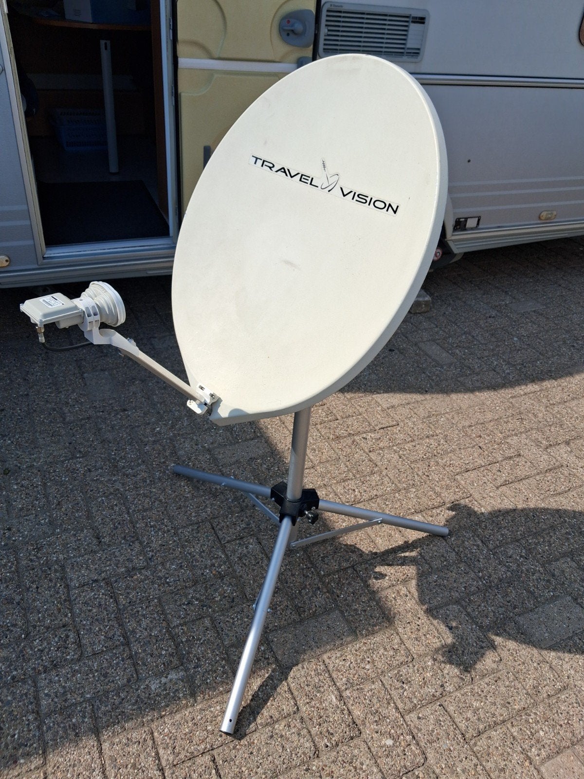 Complete Satelliet TV Set: Schotel, Ontvanger, TV & Kabel, Ophalen, Zo goed als nieuw, (Schotel)antenne, Overige merken
