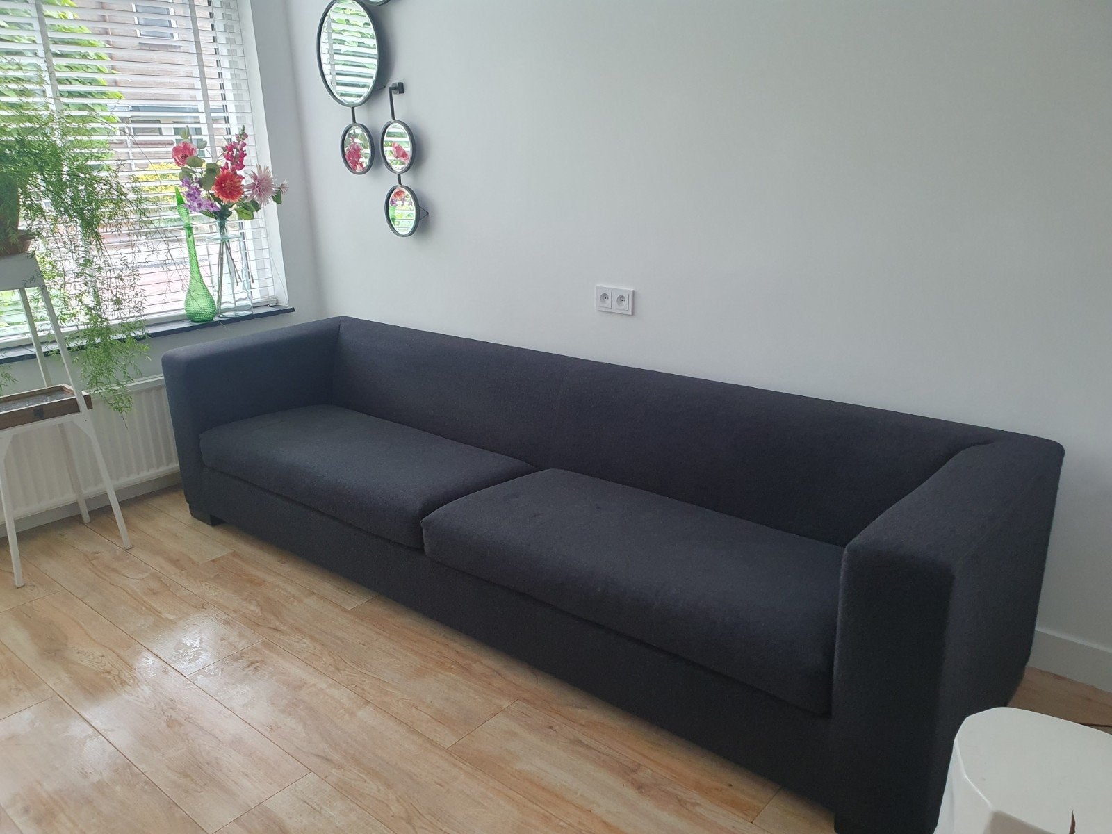 Schitterende Vintage 4 persoons Wittmann design bank., Ophalen, 250 tot 300 cm, Gebruikt, 75 tot 100 cm