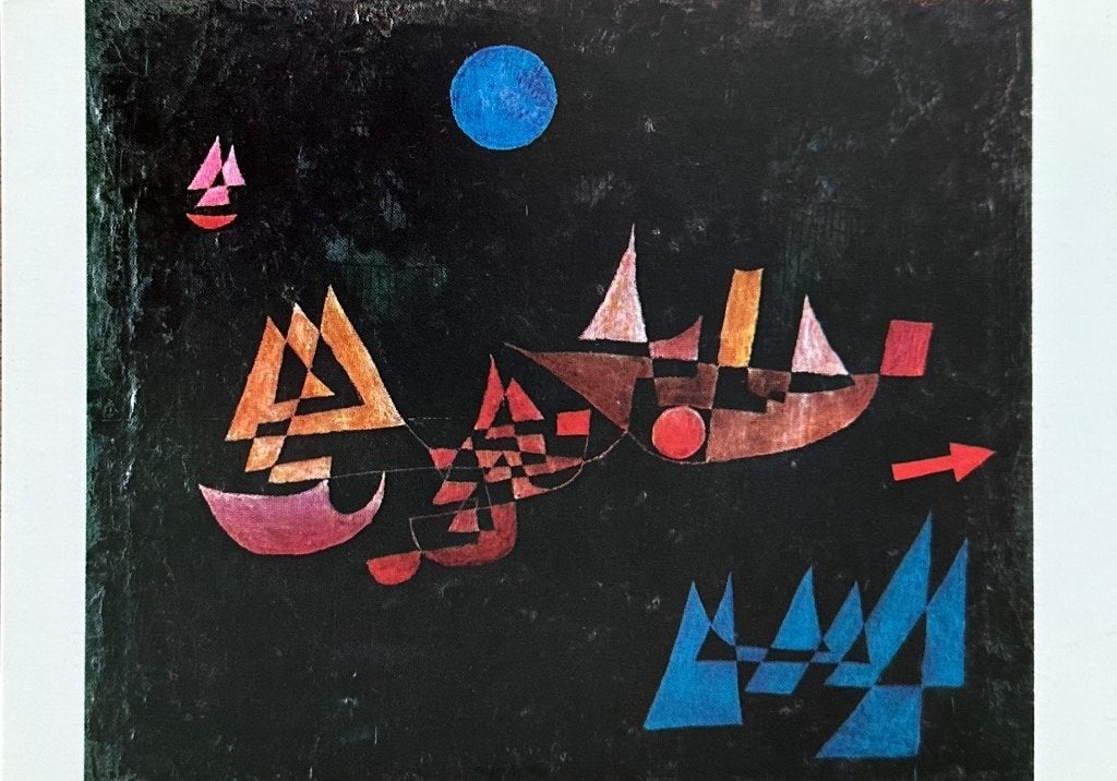 00031c  PAUL KLEE ~ De afvaart van de schepen (1927), Verzenden, 1980 tot heden, Ongelopen, Overige thema's