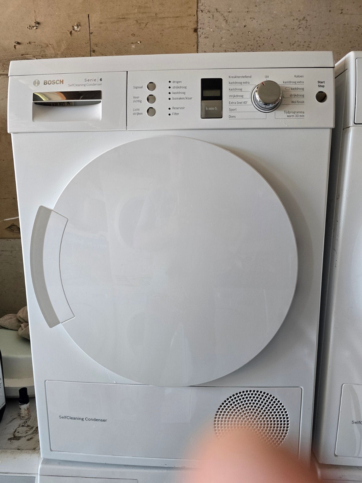 Bosch Serie 6 SelfCleaning warmtepompdroger 7 kilo A++, Anti-kreukfase, 8 tot 10 kg, Ophalen of Verzenden, Zo goed als nieuw