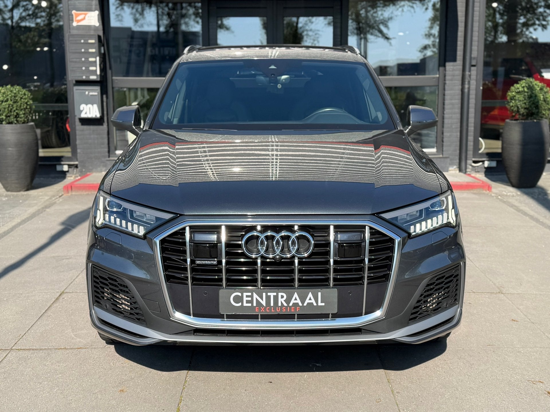 Audi Q7 55 TFSI e quattro S-Line NL-Auto|B&O|Memory|ACC|395P, Automaat, Gebruikt, Automatische klimaatregeling, Bedrijf