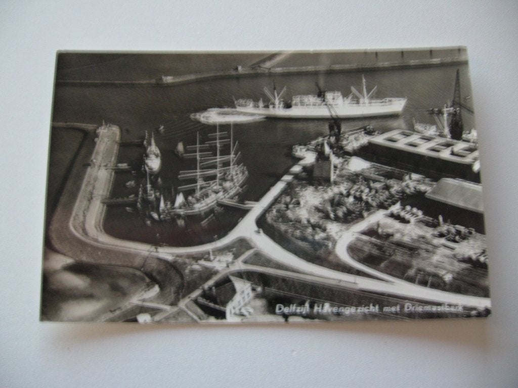 Drie kaarten van Delfzijl, Verzamelen, Ophalen of Verzenden, 1920 tot 1940, Gelopen