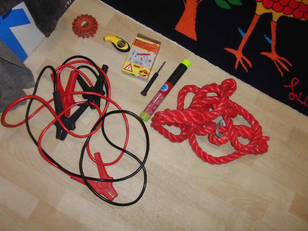 Auto Pechhulp Set – Startkabels, Sleeptouw & Meer!, Auto diversen, Ophalen of Verzenden, Gebruikt