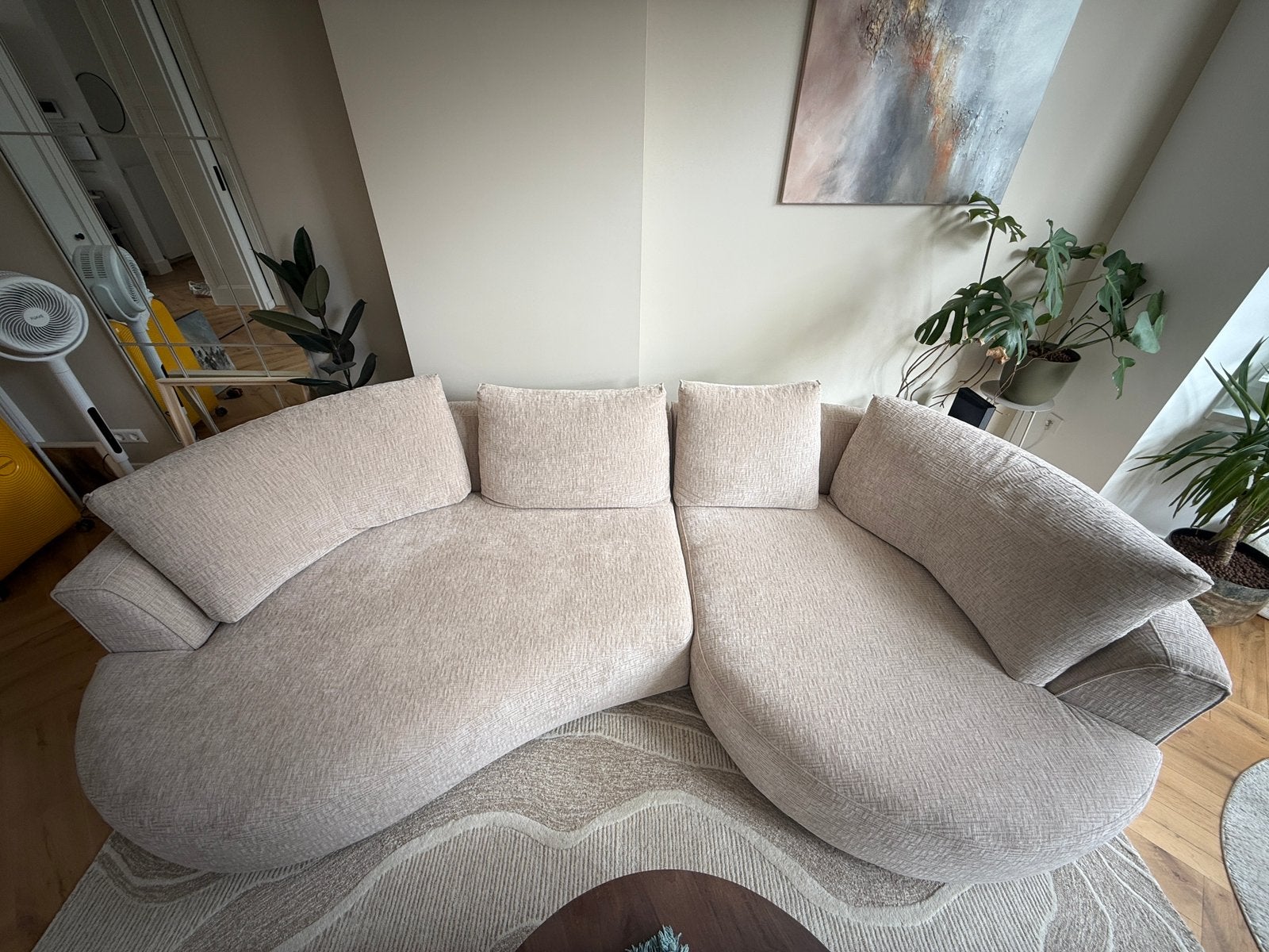 Loungebank/Bank/Sofa/Couch Celestial,Zo goed als nieuw, Ophalen, Zo goed als nieuw, Stof