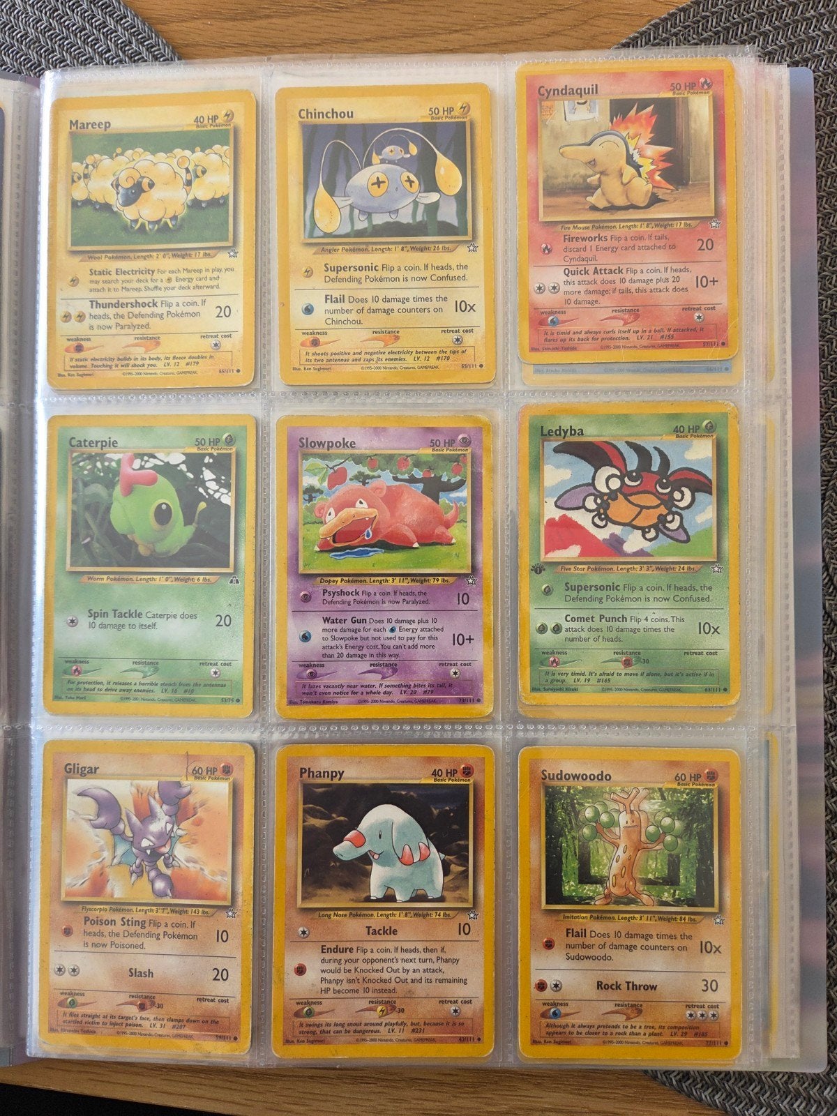 Oude / Vintage Pokémon kaarten Neo Genesis (2001), Ophalen of Verzenden, Gebruikt, Meerdere kaarten