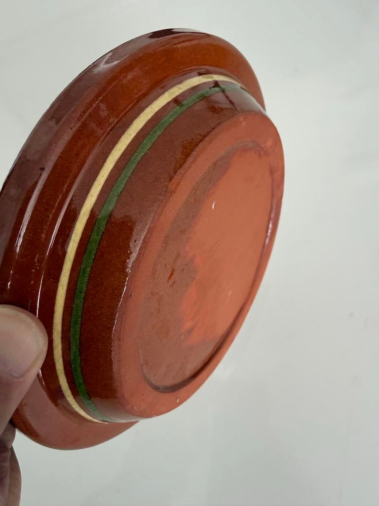 Olijvenschaaltjes met dipschaaltjes - keramiek, Antiek en Kunst, Antiek | Keramiek en Aardewerk, Ophalen of Verzenden