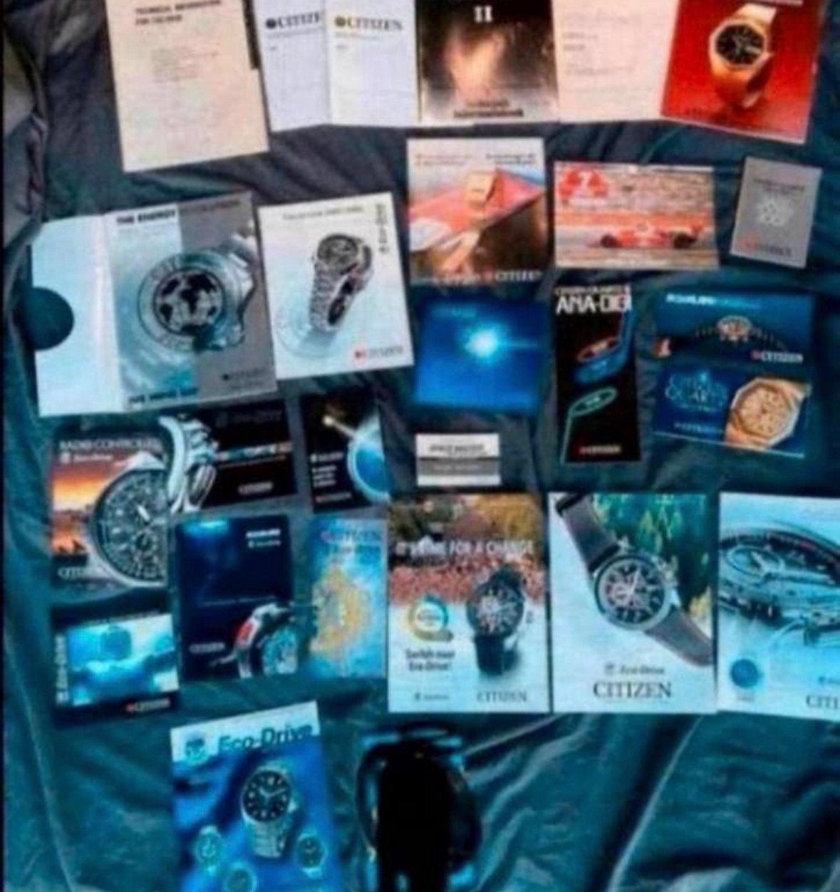 Lotje Brochure en folders Citizen horloge jaren 70-80, Ophalen of Verzenden, Gelezen, Catalogus
