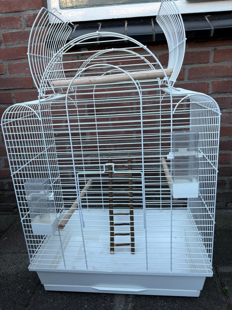 Grote vogelkooi, Ophalen, Zo goed als nieuw, Metaal, Vogelkooi