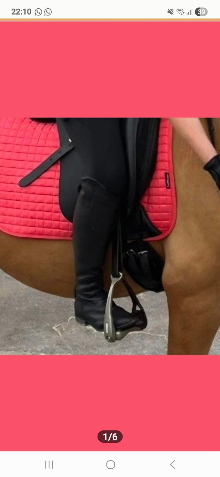 Mooie soepele rijlaarzen, Dieren en Toebehoren, Ophalen of Verzenden, Zo goed als nieuw, Dressuur, Schoeisel