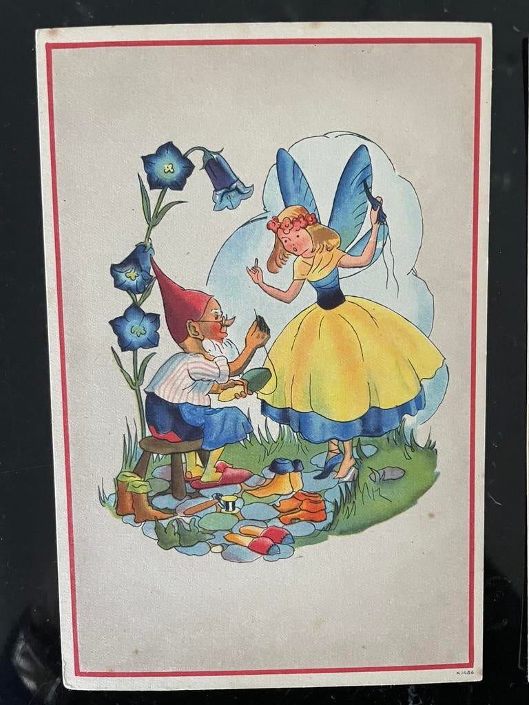 FRÉ COHEN - elfje met kabouter schoenlapper, Ophalen of Verzenden, Ongelopen