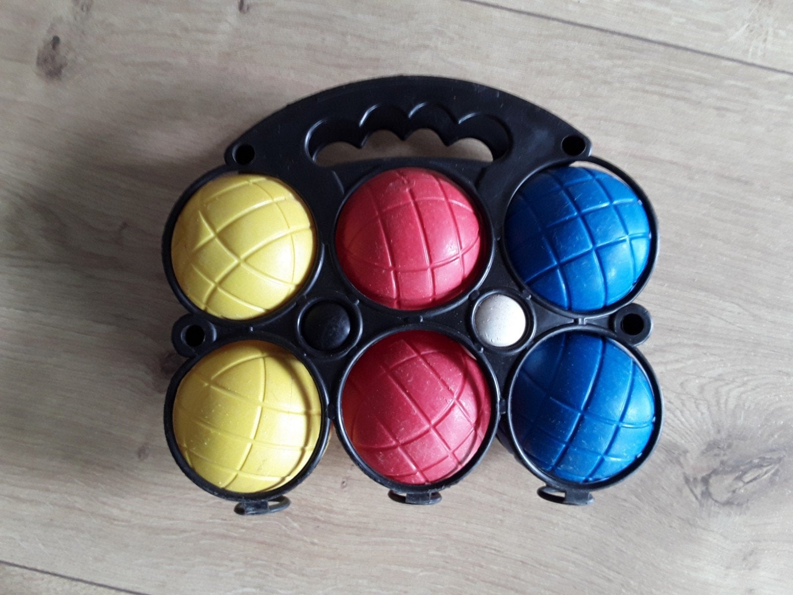 Jeu de Boules spel kinderen 6 ballen, Ophalen of Verzenden, Gebruikt