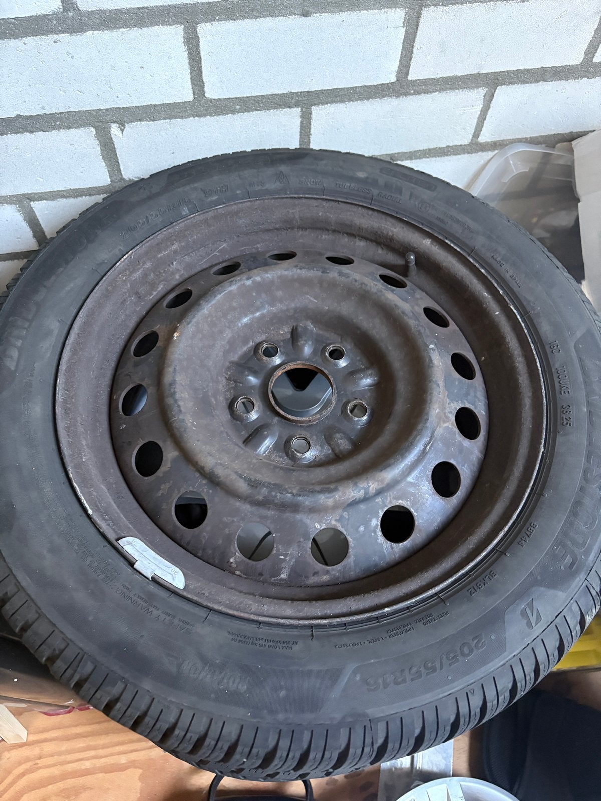 Vredenstein Wintrac 2023 Winterbanden op velg 205/55/r16, Ophalen, 16 inch, Banden en Velgen, 205 mm
