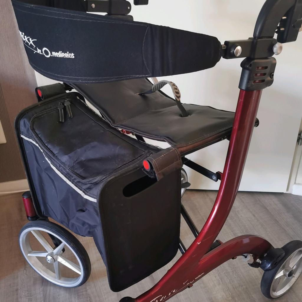 Prachtige Lichtgewicht rollator Travixx DeLuxe maat S, Diversen, Rollators, Ophalen of Verzenden, Opvouwbaar, Zo goed als nieuw
