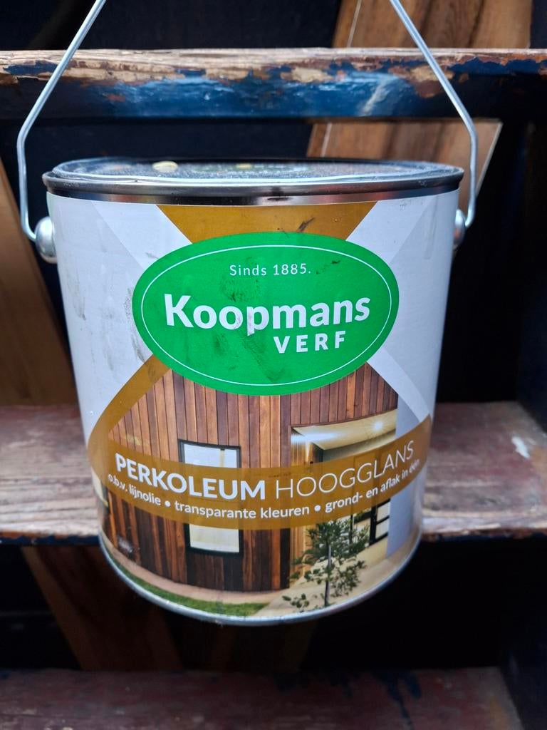 Koopmans Perkoleum Hoogglans Verf - Transparant, Ophalen of Verzenden