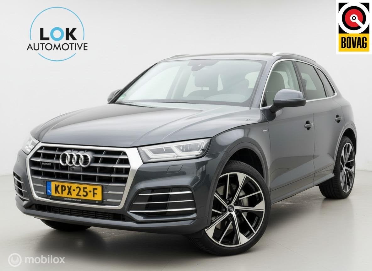 Audi Q5 50 TFSI e quattro S edition PANO|HUD|360CAM|STOELKOE, Auto's, Audi, 2005 kg, 4 cilinders, Hybride Elektrisch/Benzine, SUV of Terreinwagen