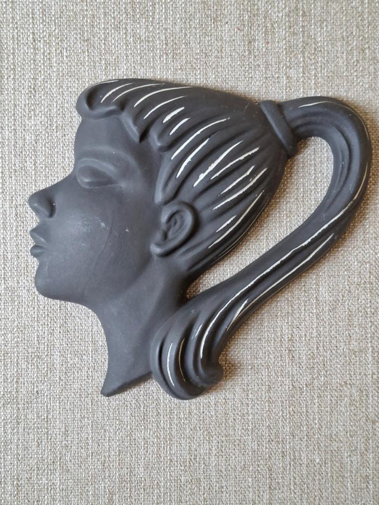 Vintage vrouwen hoofd Kroon of L ' Ancora jaren 1950-1960. 3, Antiek en Kunst, Ophalen of Verzenden