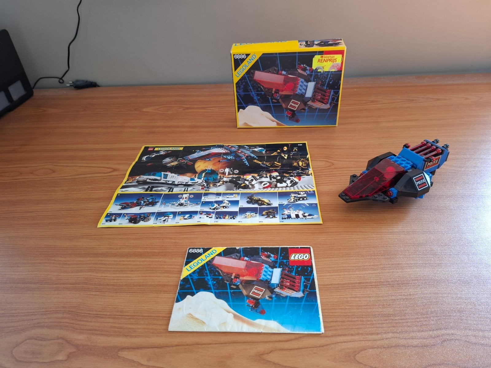 Lego 6886, Space Police 1 Galactic Peace Keeper, Gebruikt, Lego, Inclusief accessoires, Ophalen of Verzenden