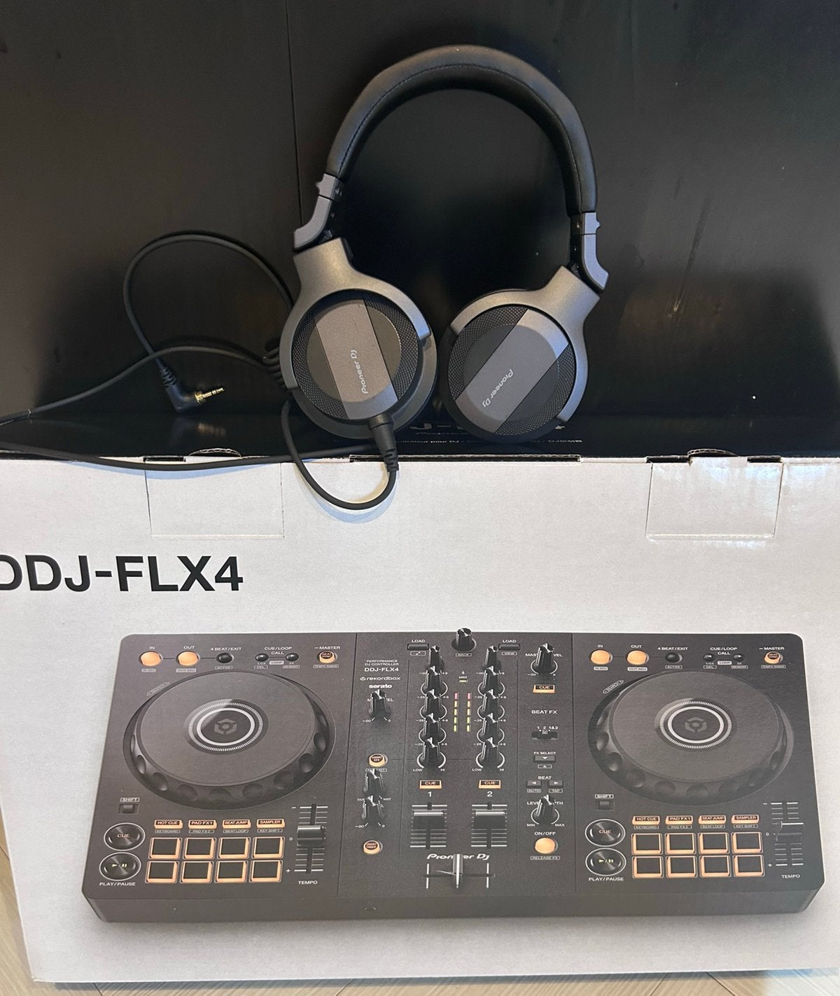 Pioneer DDJ -FLX4  met Pioneer Headset (Nieuwstaat), Ophalen, Zo goed als nieuw, Pioneer