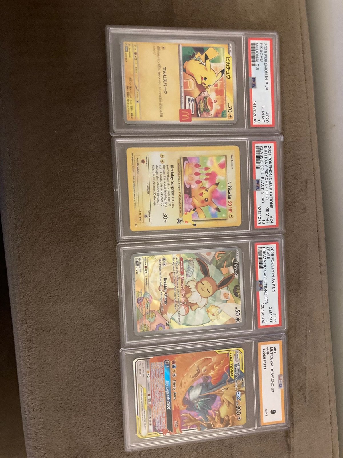 Pokemon slabs psa 10’s, Ophalen of Verzenden, Zo goed als nieuw