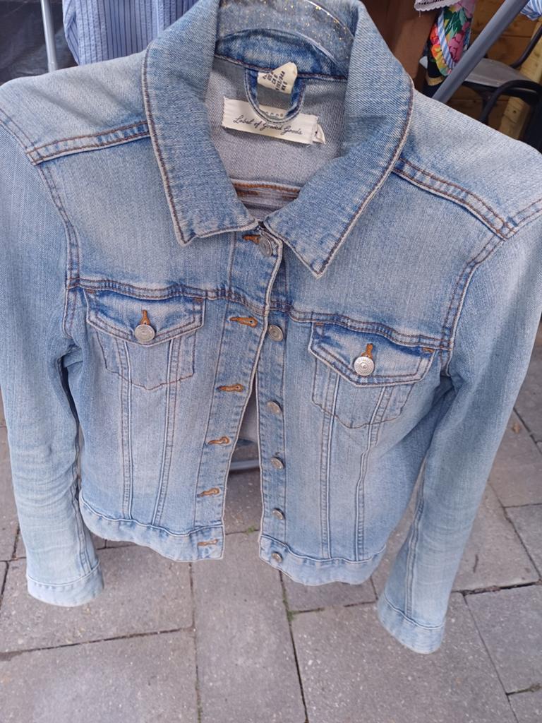 Damesspijkerjasje maat S, Ophalen of Verzenden, Zo goed als nieuw, Maat 36 (S), Blauw