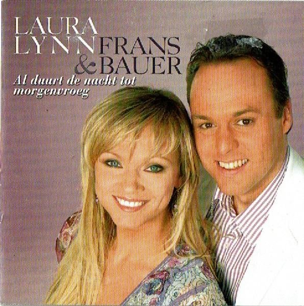FRANS BAUER + LAURA LYNN CD SINGLE AL DUURT DE NACHT TOT, Cd's en Dvd's, Cd Singles, Zo goed als nieuw, Pop, 6 singles of meer