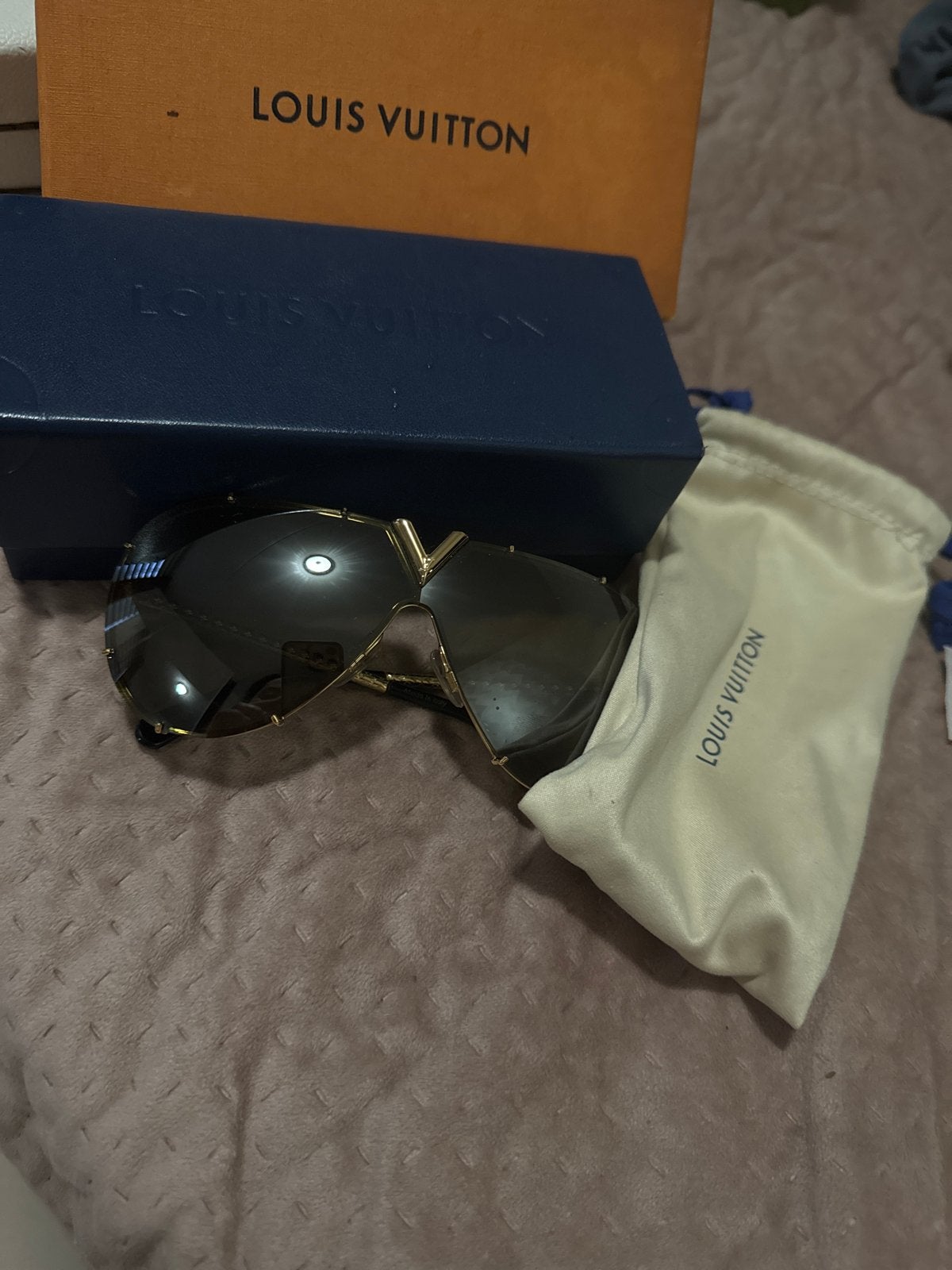 Originele Louis Vuitton dames zonnebril, Overige merken, Zonnebril, Zwart, Ophalen of Verzenden