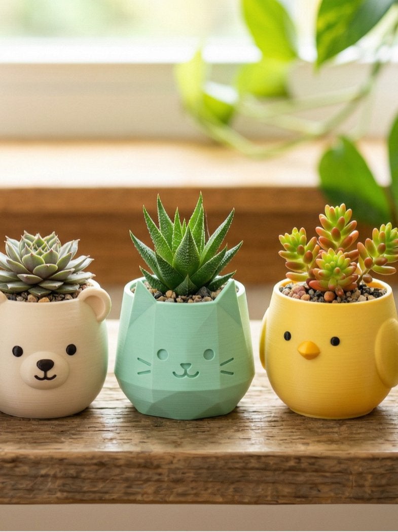 Leuke Dieren Bloempotten - Diverse Designs, Kunststof, Minder dan 30 cm, Minder dan 60 cm, Ophalen of Verzenden