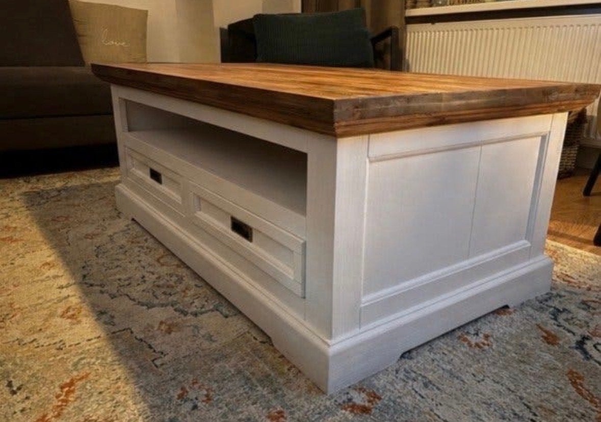 De Bommel Surrey Salontafel - Landelijke Stijl, Ophalen, Gebruikt, 100 tot 150 cm, 50 tot 100 cm