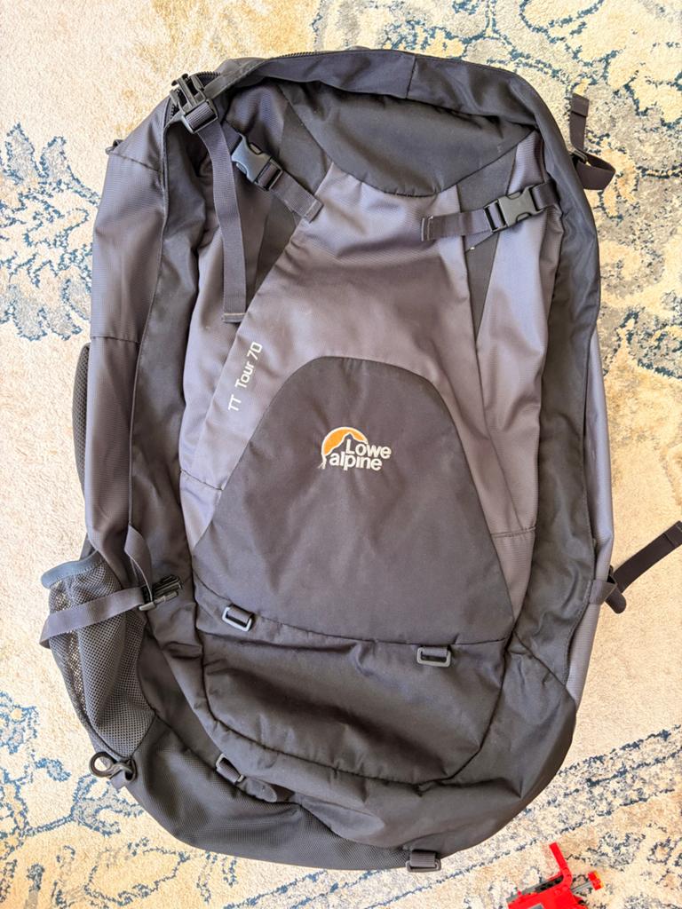 Lowe Alpine TT Tour 70 Backpack, 40 cm of meer, Gebruikt, Trekking, 60 cm of meer
