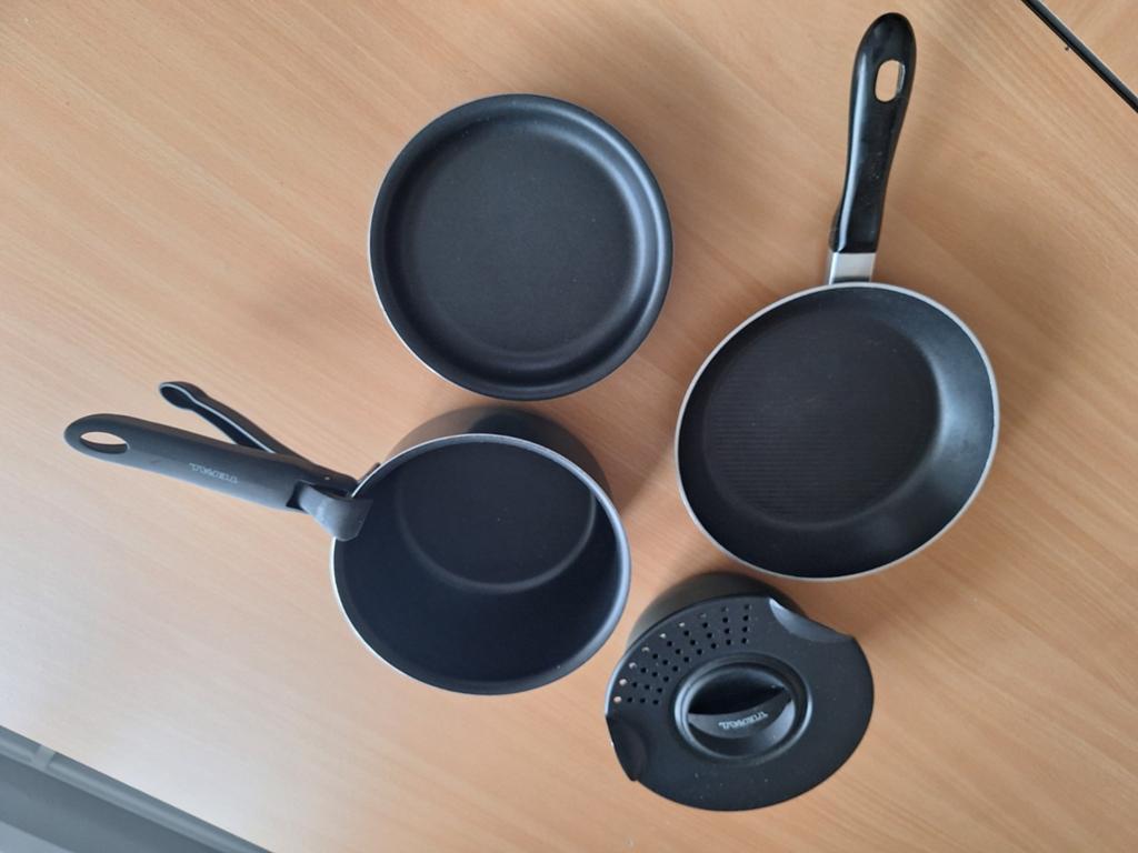 Tefal pannenset voor outdoor karpervissen nieuwstaat, Watersport en Boten, Hengelsport | Karpervissen, Ophalen of Verzenden, Zo goed als nieuw
